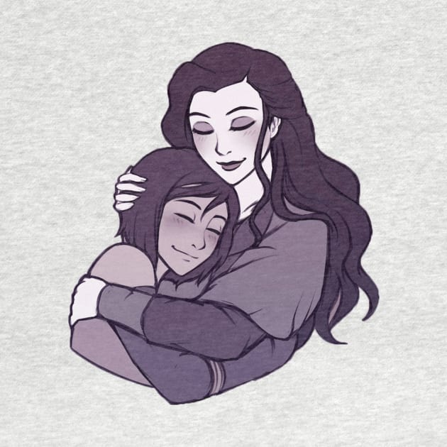 korrasami hugs by iahfy